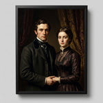 Portrait Couple Victorien personnalisé 🎩