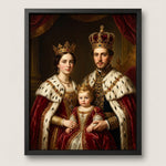 Portrait Famille Royale personnalisé 👨👩👧👦