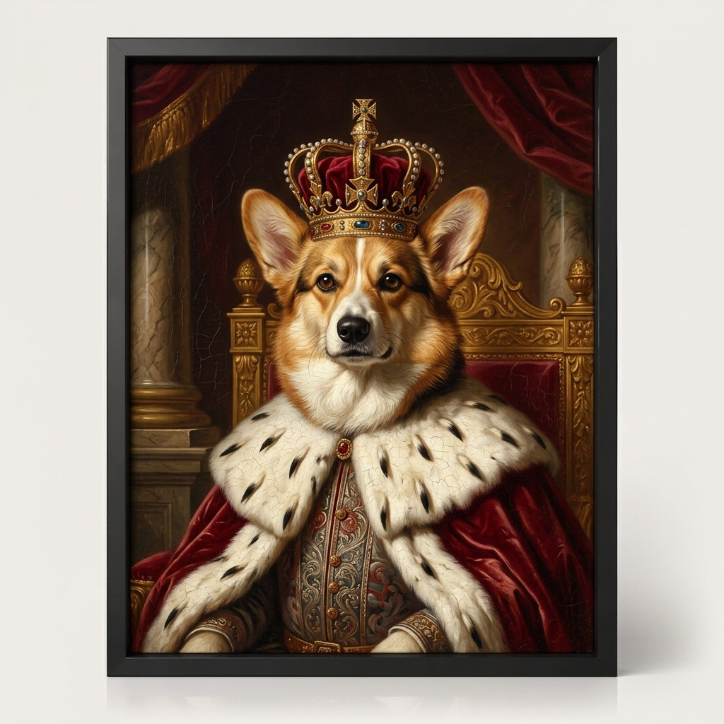 Portrait Roi médiéval de votre animal 🤴