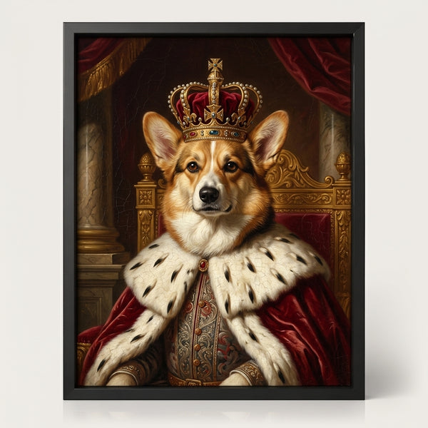 Portrait Roi médiéval de votre animal 🤴