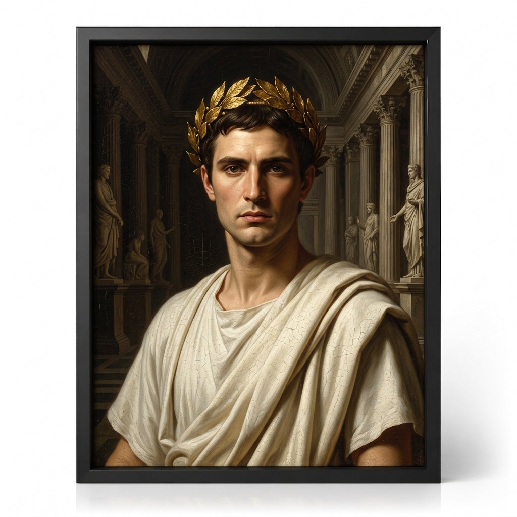 Portrait Empereur romain personnalisé 🏛️