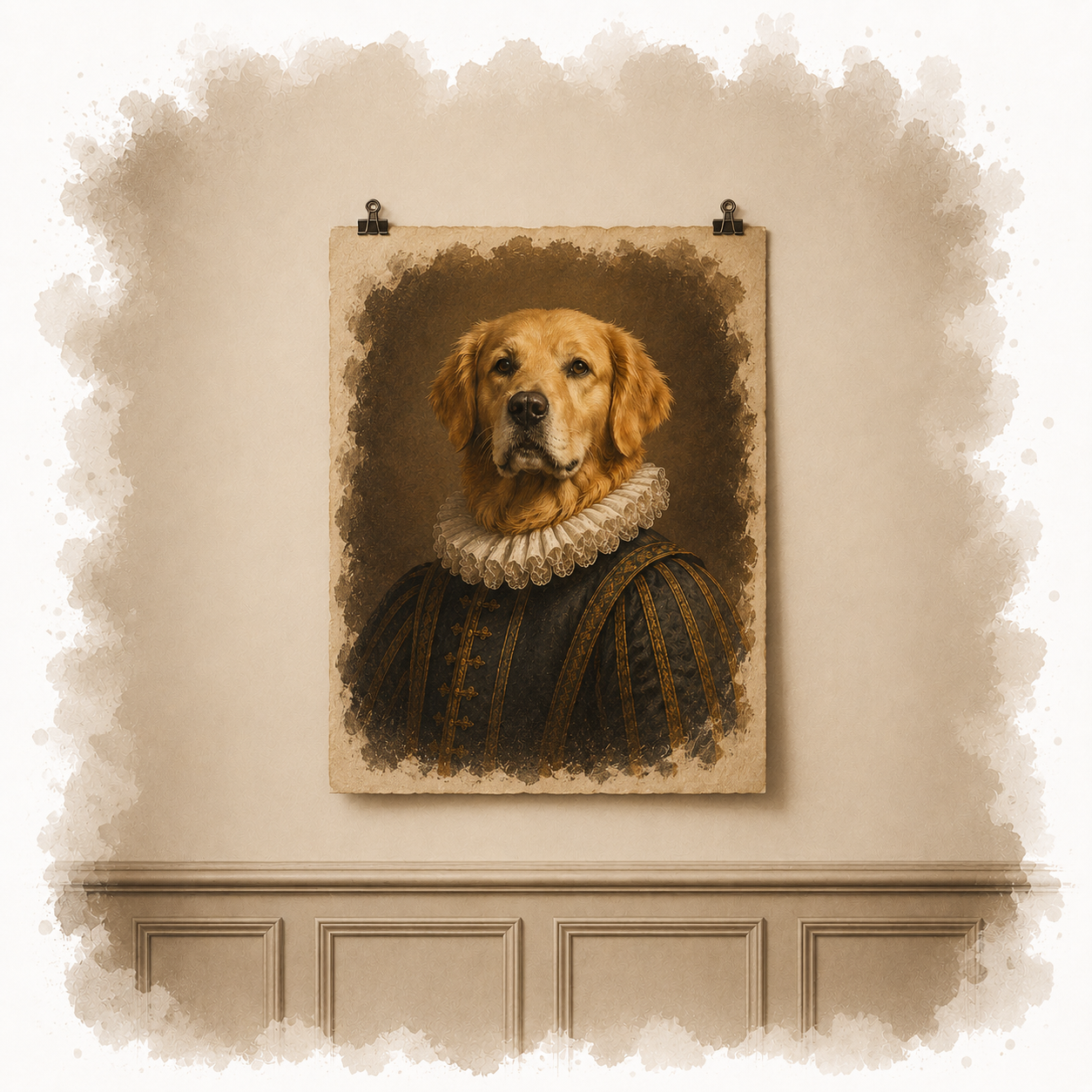 🖼️ Poster — Portrait Royal de Saint-Valentin ❤️ — Édition limitée