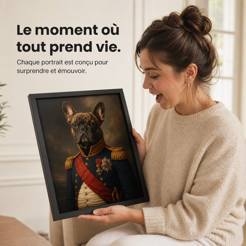 Napoléon-Portrait vun Ärem Déier ⚔️
