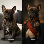 Napoléon-Portrait vun Ärem Déier ⚔️