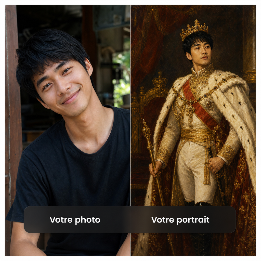 Personalisiertes königliches Porträt 👑