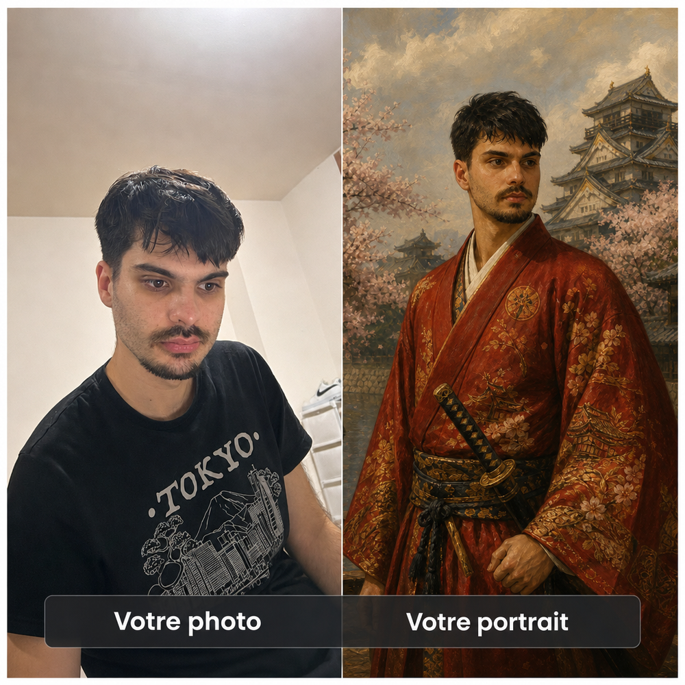 [fr] Portrait Samouraï personnalisé