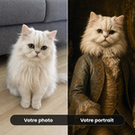 Avant / après : votre photo et le portrait Aristocrate