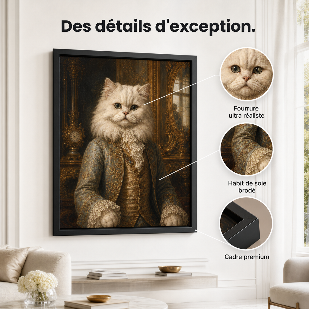 Des détails d'exception : portrait Aristocrate