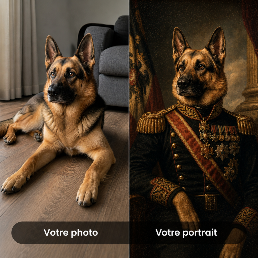Avant / après : votre photo et le portrait Général