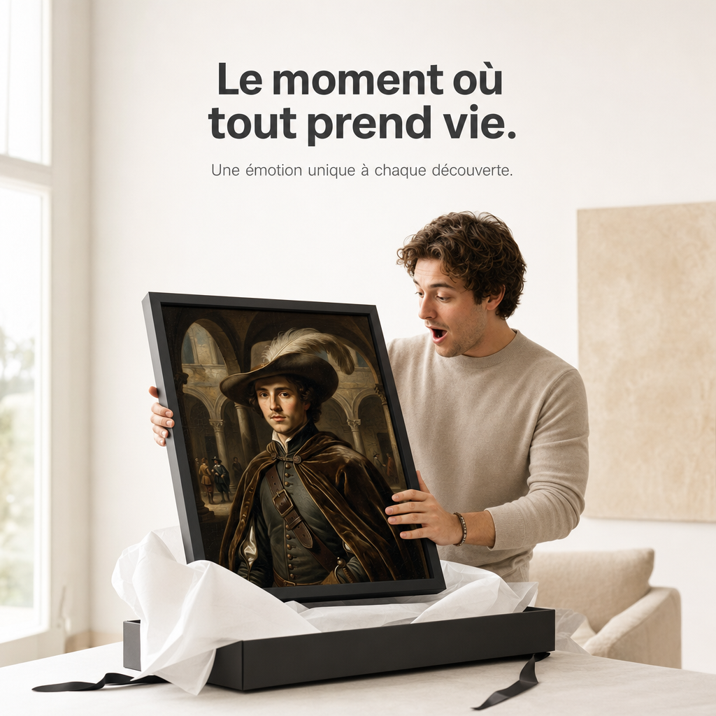 Le moment où tout prend vie : portrait Mousquetaire