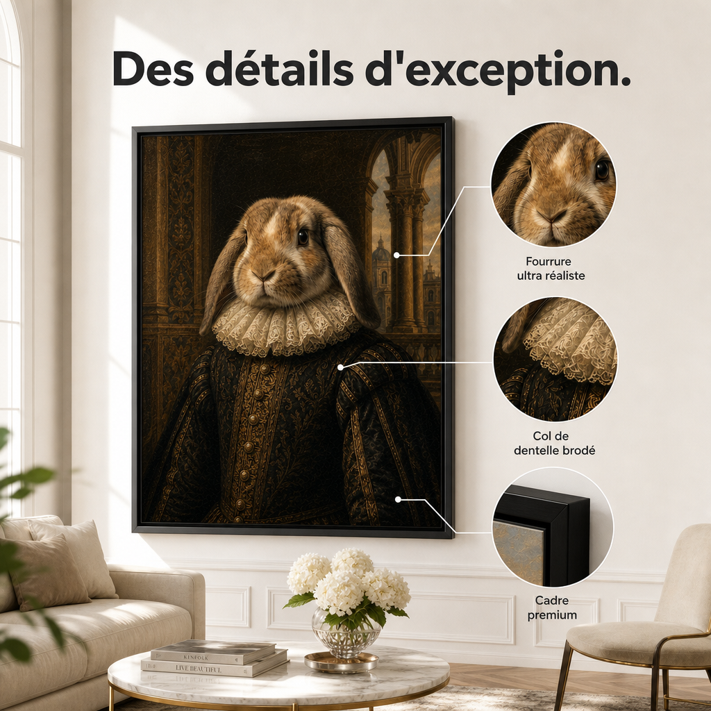 Des détails d'exception : portrait Renaissance