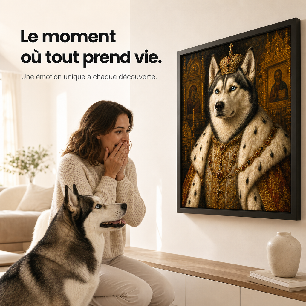 Le moment où tout prend vie : portrait Tsar