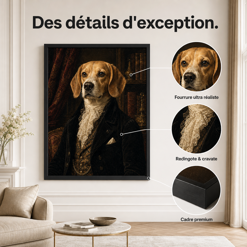 Des détails d'exception : portrait Victorien